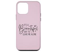 Leave Me Alone Funny Introvert Quote Tee Case for iPhone 12 mini