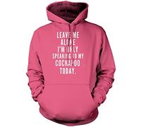 Leave Me Alone I'm Only Talking to My Cockapoo Unisex Hoodie - Pink Large