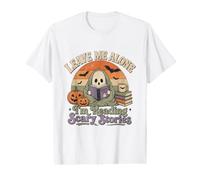 Leave me Alone Reading Scary Stories Introvert Halloween Value Graphic T-Shirt