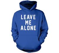 Leave Me Alone Unisex Hoodie - Blue XX-Large