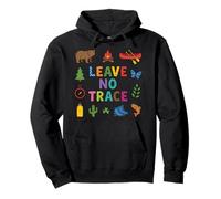 Leave No Trace Hiking Outdoor Camping Trekking Wildlife Hike Pullover Hoodie
