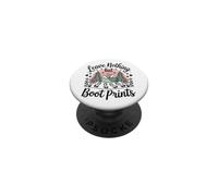 Leave Nothing But Boot Prints Hiking PopSockets Adhesive PopGrip