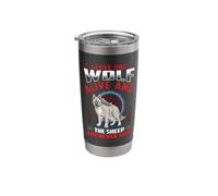 Leave One Wolf Alive and The Sheep are Never Safe Stainless Steel Insulated Tumbler