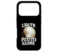 Leave Pluto Alone Funny Space Lover Astronomy Planet Humor Case for iPhone 17 Pro