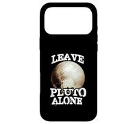 Leave Pluto Alone Funny Space Lover Astronomy Planet Humor Case for iPhone 17 Pro Max