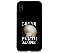 Leave Pluto Alone Funny Space Lover Astronomy Planet Humor Case for iPhone XS Max