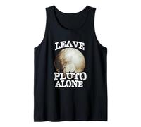 Leave Pluto Alone Funny Space Lover Astronomy Planet Humor Tank Top