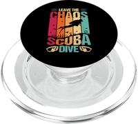 Leave The Chaos Scuba Dive PopSockets PopGrip for MagSafe