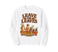 Leave the Leaves Little Lives Live Here Fall Garden Wildlife Sweatshirt