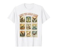 Leave the Locals Alone Bigfoot Alien Mothman Cryptid Value Graphic T-Shirt, Men, White, S