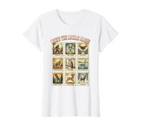 Leave the Locals Alone Bigfoot Alien Mothman Cryptid Value Graphic T-Shirt, Women, White, XL