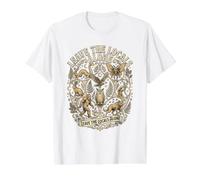 Leave the Locals Alone Cryptid Bigfoot Funny Folklore Value Graphic T-Shirt, Men, White, L