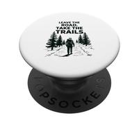 Leave The Road, Take The Trails Illustration PopSockets Adhesive PopGrip