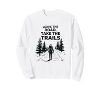 Leave The Road, Take The Trails Illustration Sweatshirt