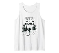 Leave The Road, Take The Trails Illustration Tank Top