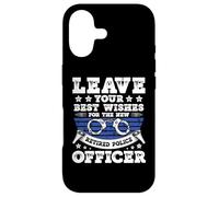 Leave your best wishes for the new retired police officer Case for iPhone 17