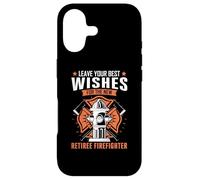 Leave your best wishes for the new retiree Firefighter Case for iPhone 17