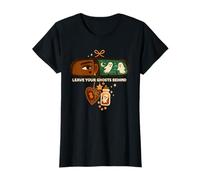Leave Your Ghosts Behind Halloween Funny Spooky Season T-Shirt