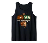 Leave Your Ghosts Behind Halloween Funny Spooky Season Tank Top