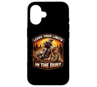 Leave Your Limits In The Dust Dirt Bike Motocross MX Rider Case for iPhone 16
