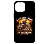 Leave Your Limits In The Dust Dirt Bike Motocross MX Rider Case for iPhone 16 Pro Max