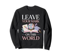 Leave Your Mark On This World Last Day Of School Teacher Kid Sweatshirt