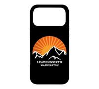 Leavenworth Washington Retro Sunset Mountains Vintage Sun Case for iPhone 17 Pro Max
