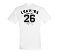 Leavers 2026 T Shirt, Personalised School Leavers Tshirt Custom Name 1WM