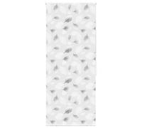 vidaxl shower roller blind - grey - modern design - 100x240 cm - water- peva - space-saving - adjustable height - wall/ceiling/window mount - child safety chain