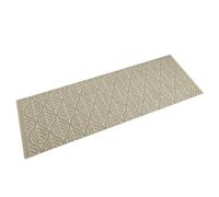 vidaXL Kitchen Rug Anti Fatigue Runner - Leaves Velvet Design, Green, 180x60 cm, Latex Skid-Resistant, Indoor/Outdoor Plush Mat