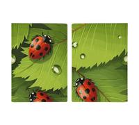 Leaves And Ladybugs Passport Holder, ID Card Protector Case Passport Holder with Slot Passports Travel Wallet Document Cover for Women And Men