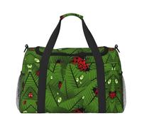 Leaves and Ladybugs Printed Hand-Held Travel Bag, Personal Belongings, Sports and Fitness Bag, Long-Distance Travel