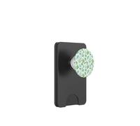 Leaves and Plants Cute Botanical Leaf Pattern in Green, Blue PopSockets PopWallet for MagSafe