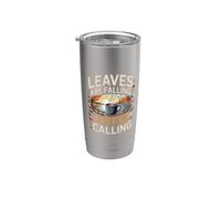 Leaves are Falling Coffee is Calling Autumn Caffeine Stainless Steel Insulated Tumbler