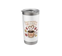 Leaves are Falling Coffee is Calling Cozy Autumn Coffee Stainless Steel Insulated Tumbler