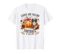 Leaves Are Falling Football Is Calling T-Shirt