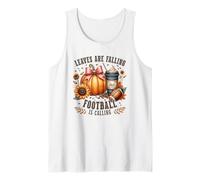 Leaves Are Falling Football Is Calling Tank Top