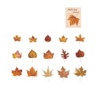 Leaves Decorative Sticker Waterproof PET Adhesive Label for Notebook Journal Album Scrapbooking Decoration