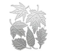 Leaves Embossing Cutting Dies Hollow Leaf Embossing Cutting Dies Templates for Birthday Card Making Scrapbooking Leaf Die Cuts for Card Making Fall Leaf Die Cuts for Classroom Maple Leaf Die Cuts