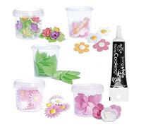 Leaves & Flowers Wafer kit + Icing Black Pen