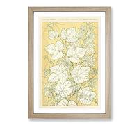 Leaves from Nature No. 2 by Owen Jones Framed Print | A2 Oak Framed Wall Art | Ready to Hang | Modern Floral Picture | Living Room Bedroom Lounge Office