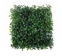 Leaves Hedge Panels Trellis, 25 * 25cm Artificial Walls Foliage Hedge Grass Mat, Greenery Panels Fence for Outdoor Garden