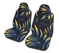 Leaves in The Dark Dua Sarung JOK Mobil,& Sarung JOK Mobil Depan, Cocok Untuk Sebagian Besar Mobil, SUV, Truk, Van, Dll.