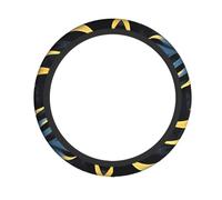 Leaves In The Dark Elastic Steering Wheel Cover, Universal 15-Inch (Approximately 38.1 Cm) Size, Suitable For Sedans, Suvs, Etc.