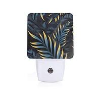 Leaves in The Dark Plug-in Night Light Smart Sensor Led Night Light Dusk to Dawn Sensor for Corridors, Bedrooms, Children's Rooms, Kitchens, Stairs