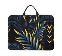 Leaves in the Dark Print 14in Laptop Case Sleeve Bag, Portable Handle for Business Trip, Commuting, Fits Notebook & Tablet