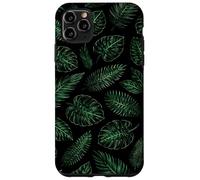 Leaves Inspired Flower Botanical Olive Green Boho Fern Case for iPhone 11 Pro Max