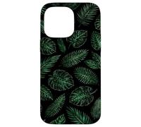 Leaves Inspired Flower Botanical Olive Green Boho Fern Case for iPhone 14 Pro Max