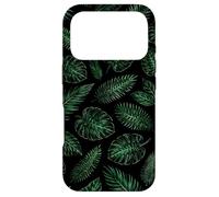 Leaves Inspired Flower Botanical Olive Green Boho Fern Case for iPhone 17 Pro