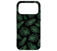 Leaves Inspired Flower Botanical Olive Green Boho Fern Case for iPhone 17 Pro Max